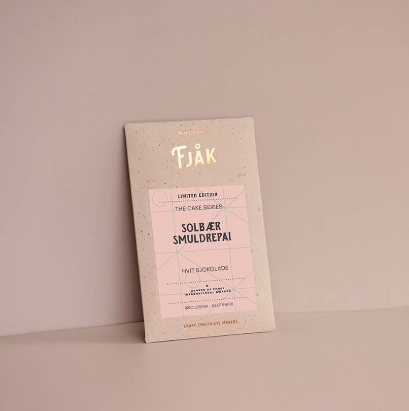 Fjak - Chocolat Blanc au « Crumble » de Cassis