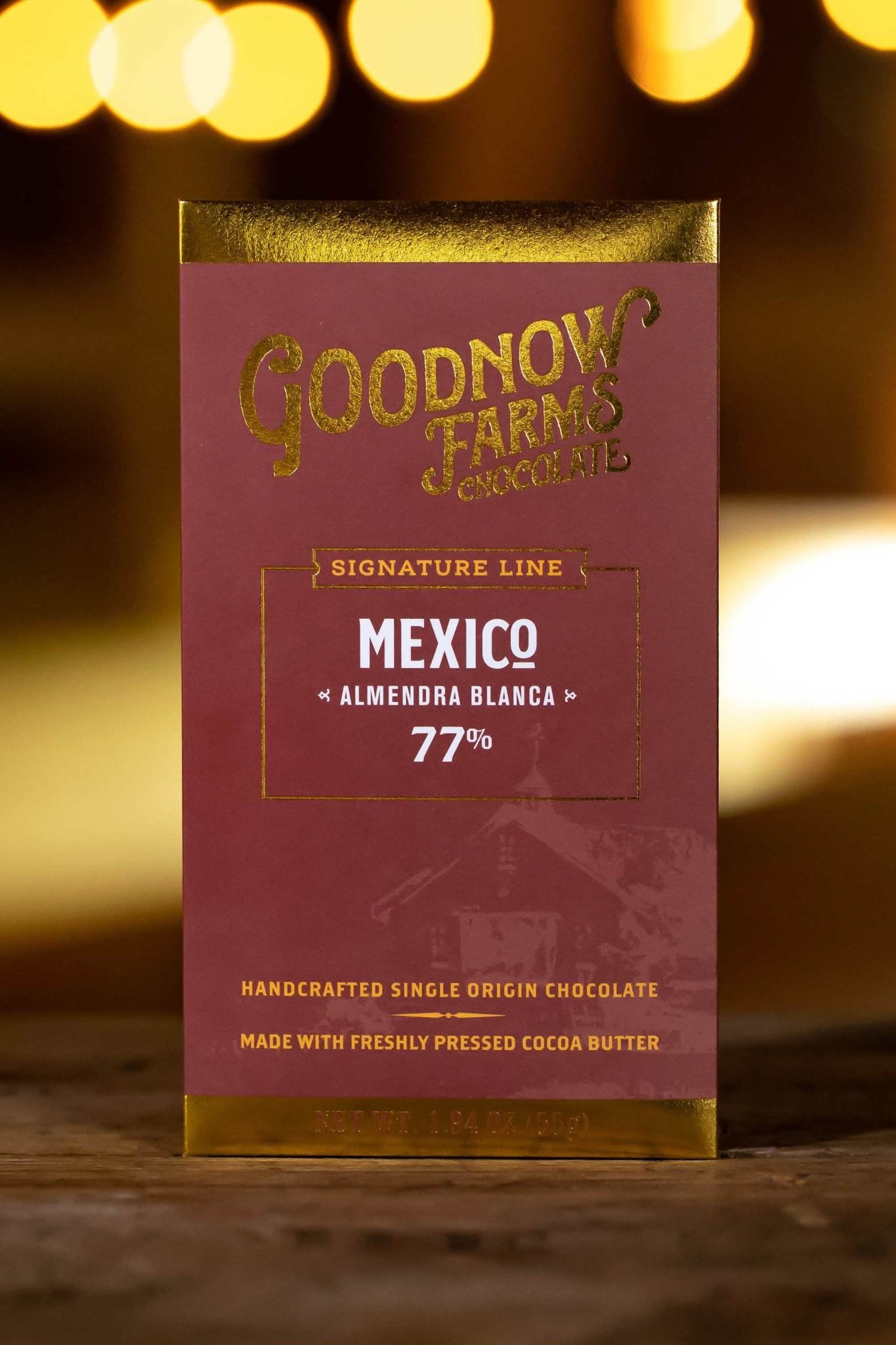 Goodnow Farms Almendra Blanca Noir 77% Mexique