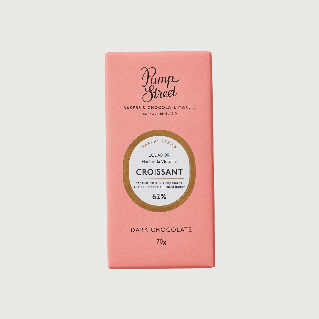 Pump Street - Chocolat Noir Ecuador 62 % avec Croissant