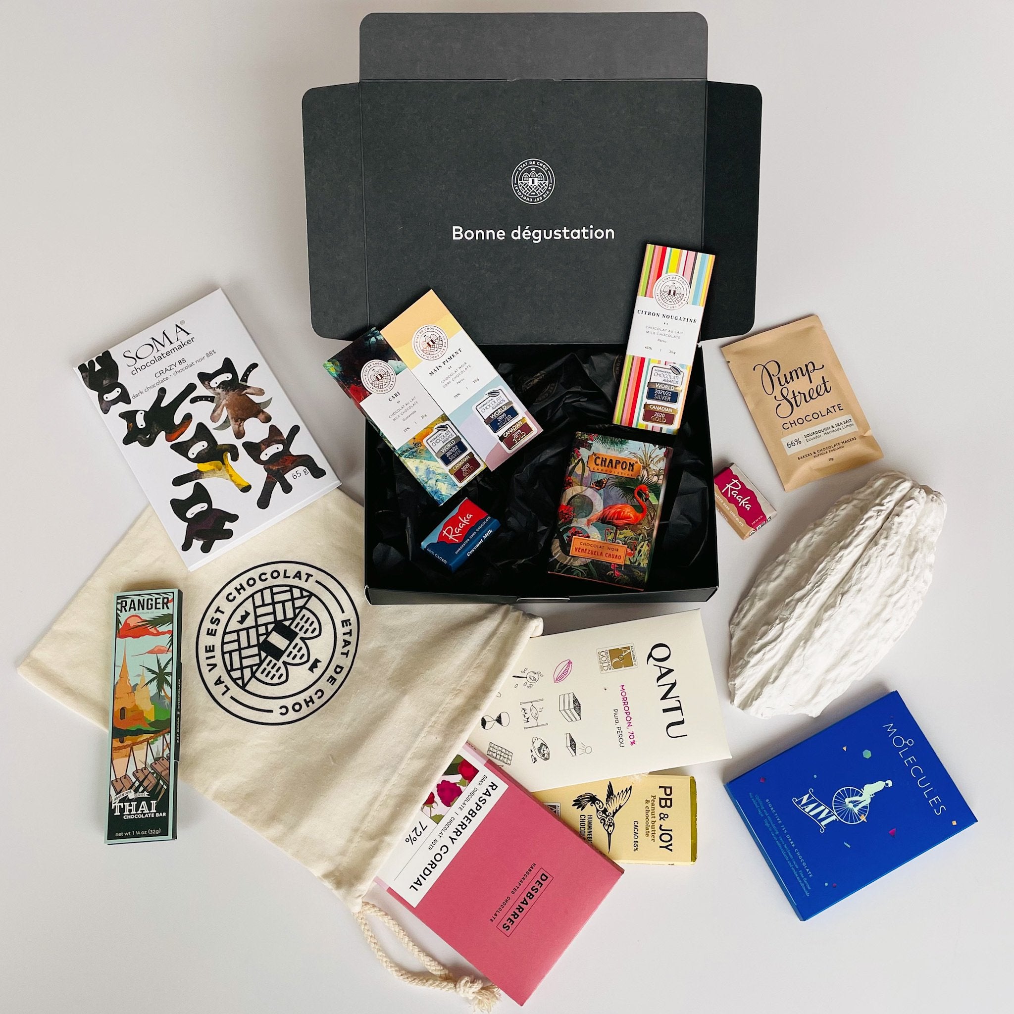 State of Shock The Monthly Box Your Chocolate Subscription Etat de choc