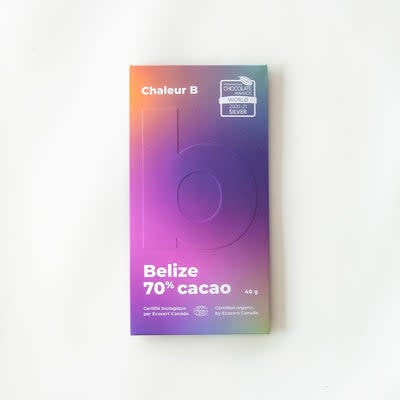 Chaleur B - Chocolat noir Maya Mountain  70%