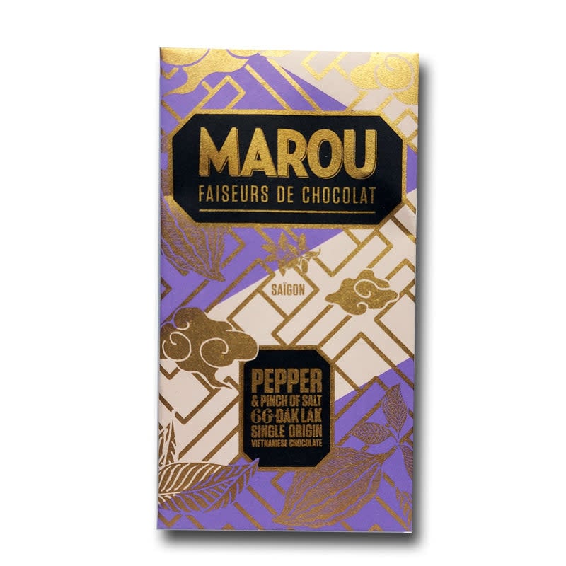 Marou - "Pepper & Pinch of salt" Chocolat noir 66%