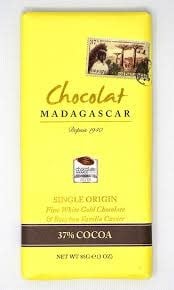 Robert - Madagascar blanc 37% + vanille  Bourbon